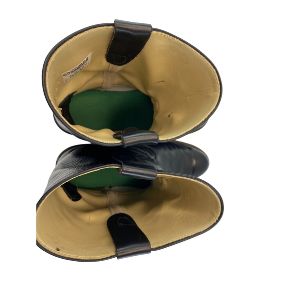 Double H Ranchwell Men's Black Cowboy Western Work Boots Black Size 8.5D‎ 3104 - Picture 9 of 11